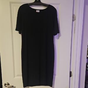 LuLaRoe Elegant Black Midi Dress